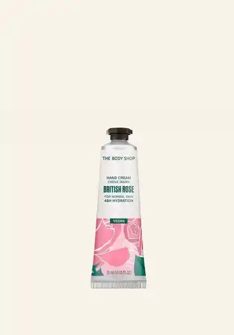 The Body Shop The body shop british rose hand cream 30 ml aanbieding