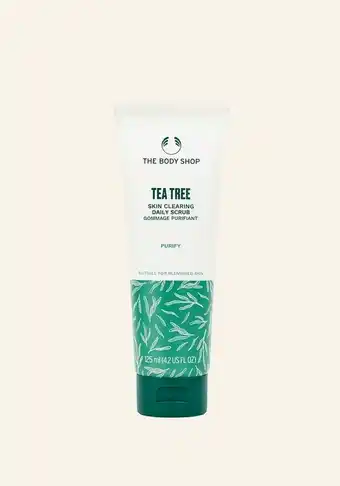 The Body Shop The body shop tea tree skin clearing daily scrub 125 ml aanbieding