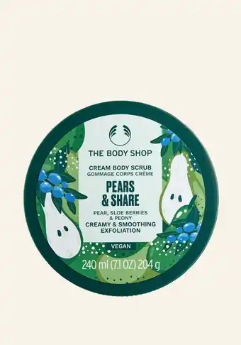 The Body Shop The body shop pears & share body scrub 240 ml aanbieding