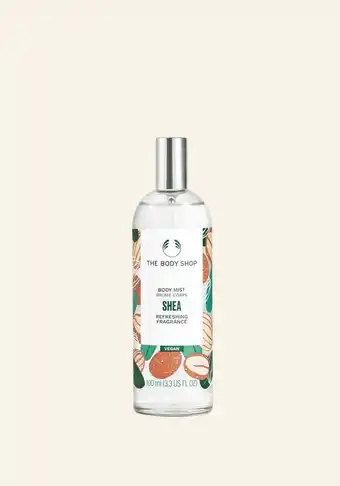 The Body Shop The body shop shea body mist 100 ml aanbieding