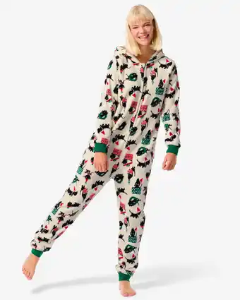 HEMA Hema takkie kerst onesie voor volwassenen multi (multi) aanbieding