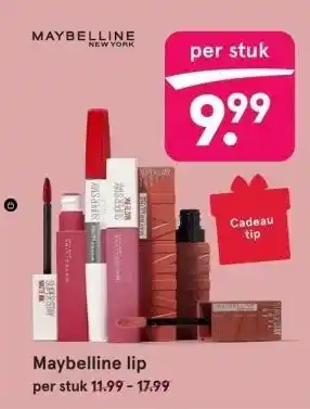 Etos Maybelline lip aanbieding