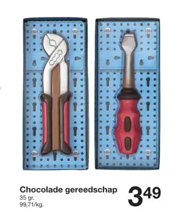 Zeeman Chocolade gereedschap 35 gr 99.71 kg aanbieding