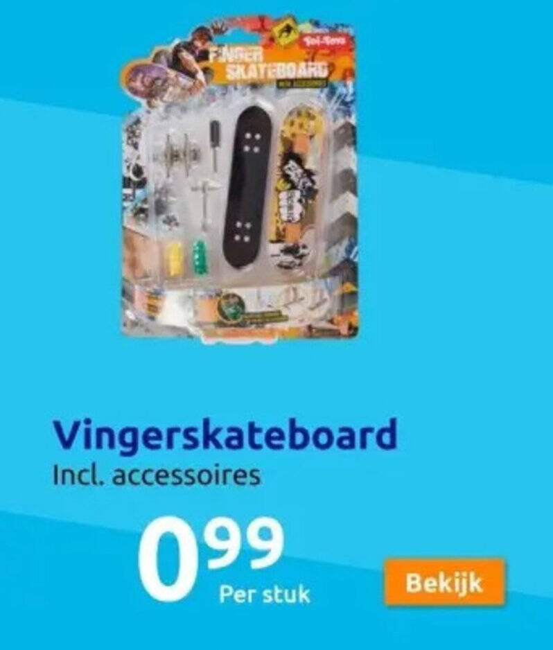 Vingerskateboard Aanbieding Bij Action