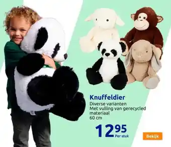 Action Knuffeldier 60 cm aanbieding