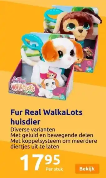 Action Fur Real WalkaLots huisdier aanbieding