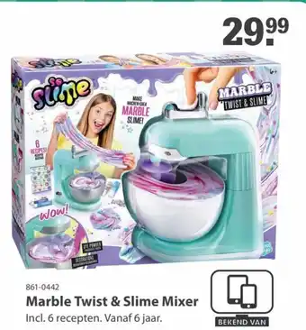 Marskramer Marble Twist & Slime Mixer Incl. 6 recepten. Vanaf 6 jaar. aanbieding