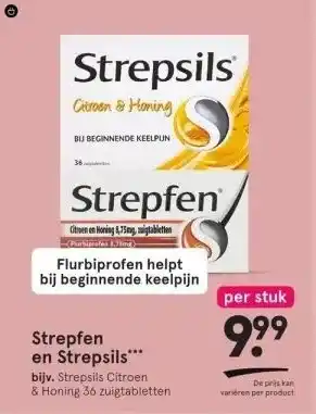 Etos Strepfen en Strepsils aanbieding