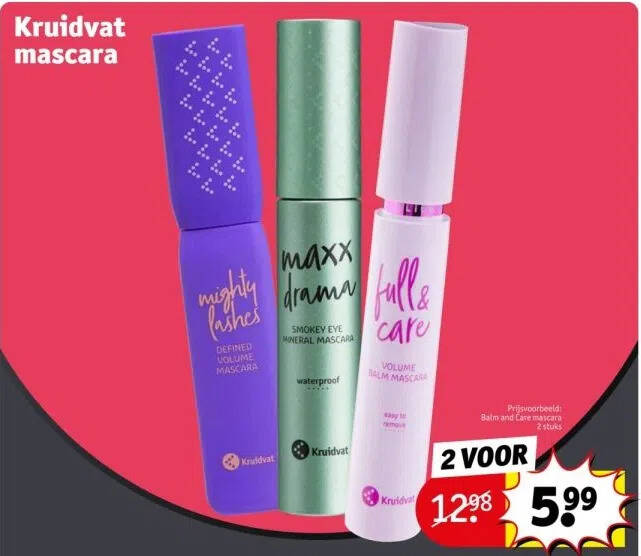 Kruidvat mascara aanbieding bij Kruidvat