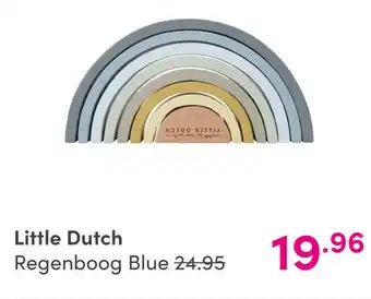 Baby & Tiener Little Dutch Regenboog Blue aanbieding