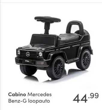 Baby & Tiener Cabino Mercedes Benz-G loopauto aanbieding