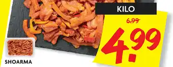 Dekamarkt Shoarma 1kg aanbieding