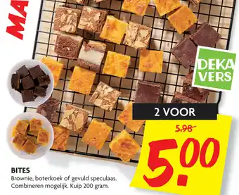 Dekamarkt Bites 2*200g aanbieding