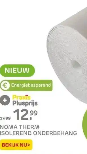 Praxis Noma therm isolerend onderbehang aanbieding