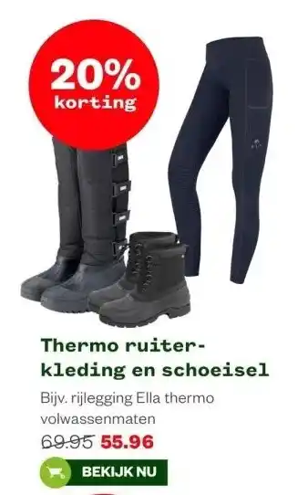 Welkoop Thermo ruiter kleding en schoeisel aanbieding