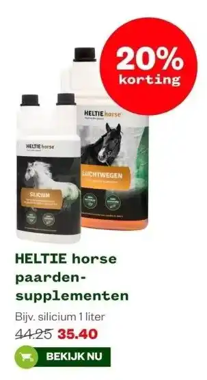 Welkoop Heltie horse paardensupplementen aanbieding