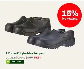 Welkoop Alle veiligheidsklompen aanbieding