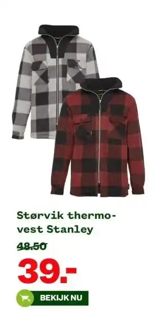 Welkoop Størvik thermovest stanley aanbieding
