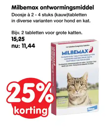 Jumper Milbemax ontwormingsmiddel aanbieding
