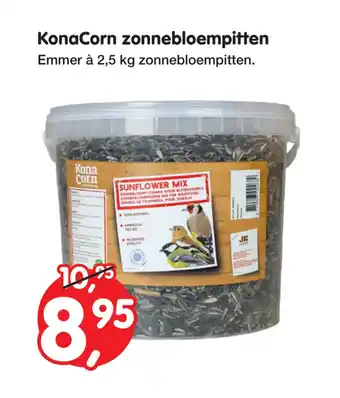 Jumper KonaCorn zonnebloempitten 2,5 kg aanbieding