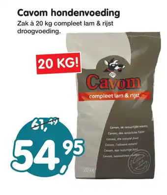 Jumper Cavom hondenvoeding 20 kg aanbieding