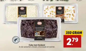 Lidl Cake met fondant 350 gram aanbieding