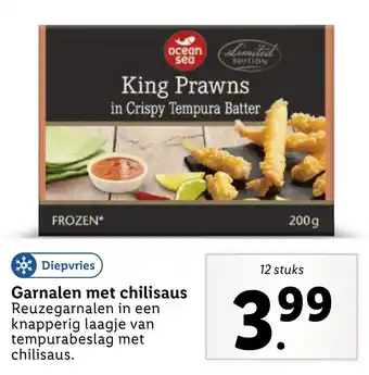 Lidl Garnalen met chilisaus 12 stuks aanbieding