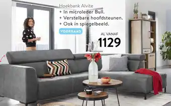 Profijt Meubel Hoekbank Alvite aanbieding