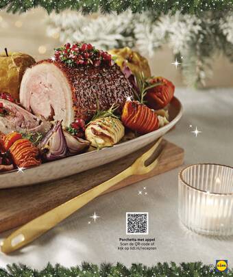Lidl Porchetta met appel aanbieding