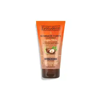 Spartoo Hydraterend en voedend evoluderm divine argan voedende body scrub 100ml - zeer droge huid aanbieding