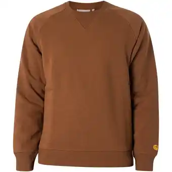 Spartoo Sweater carhartt chase sweatshirt aanbieding