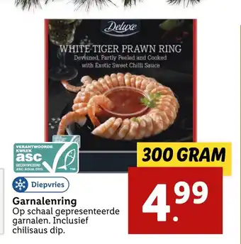 Lidl Garnalenring 300 gram aanbieding