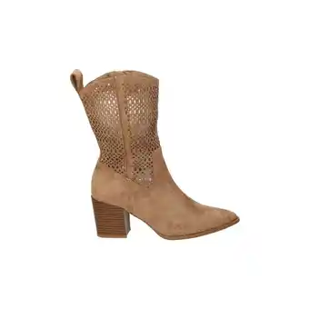 Spartoo Enkellaarzen buonarotti botines na-2211 moda joven camel aanbieding