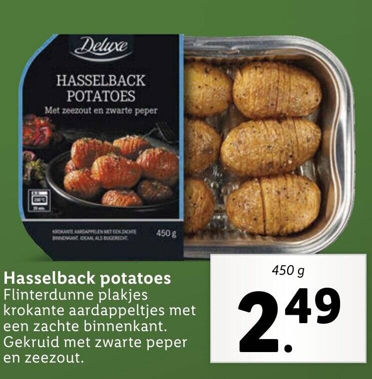 Hasselback potatoes 450 g aanbieding bij Lidl