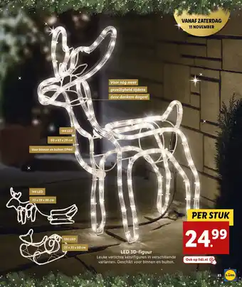 Lidl LED 3D-figuur aanbieding