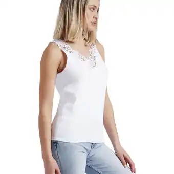 Spartoo Blouse admas tanktop escote guipur aanbieding