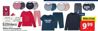 Lidl Esmara® - Livergy® Dames Of Herenpyjama aanbieding