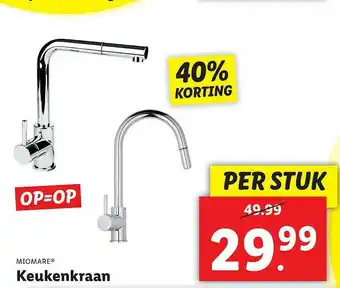 Lidl Miomare® Keukenkraan 40% Korting aanbieding