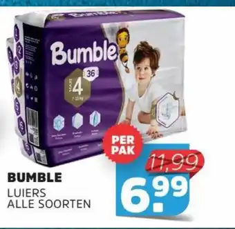 Sahan Supermarkten BUMBLE LUIERS ALLE SOORTEN aanbieding