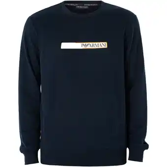 Spartoo Pyjama's / nachthemden emporio armani lounge grafisch sweatshirt aanbieding