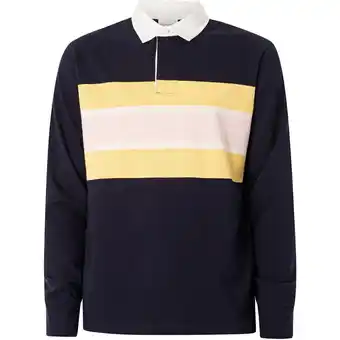 Spartoo Polo shirt lange mouw gant rugger-poloshirt met lange mouwen en kleurvlakken aanbieding