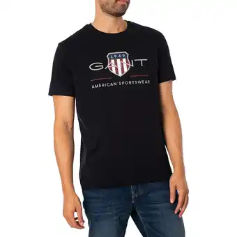 Spartoo T-shirt korte mouw gant archive shield t-shirt aanbieding