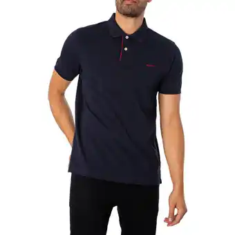 Spartoo Polo shirt korte mouw gant regular contrast piqué poloshirt aanbieding