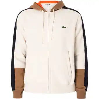 Spartoo Sweater lacoste logo zip hoodie aanbieding