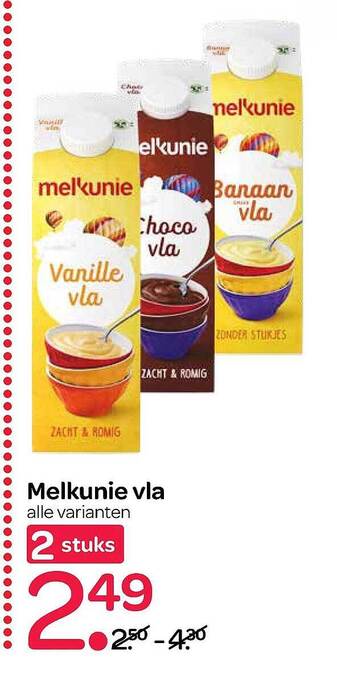 Spar Melkunie Vla aanbieding