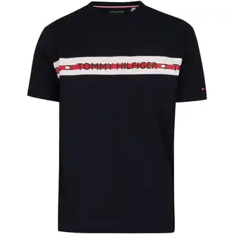 Spartoo T-shirt korte mouw tommy hilfiger t-shirt met lounge-merk aanbieding