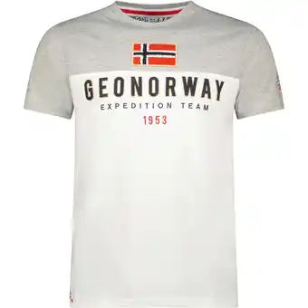 Spartoo T-shirt korte mouw geographical norway sw1276hgno-black-grey aanbieding