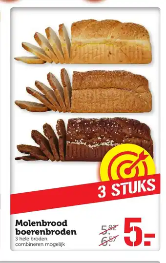 Coop Molenbrood Boerenbroden aanbieding