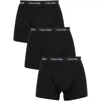 Spartoo Boxers calvin klein jeans katoenen stretchstrunks van 3 stuks aanbieding