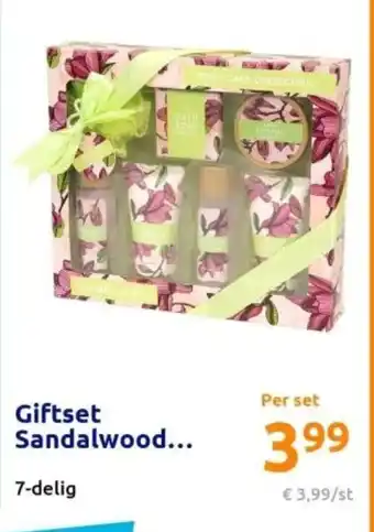 Action Giftset Sandalwood 7-delig aanbieding